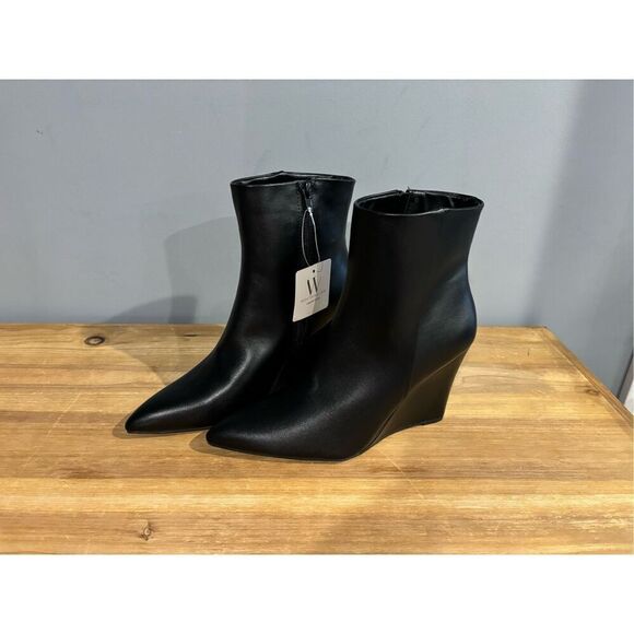 Worthington black ankle boots size 8 - Picture 1 of 12